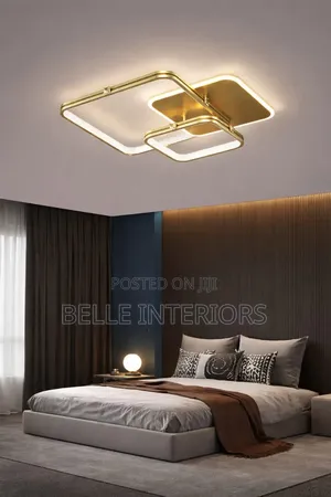 New Square Round Modern Chandelier for Living Room