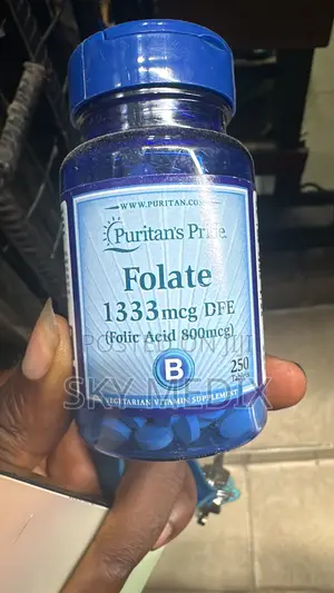 Puritan Pride Folate 800mg by 250 Tablets