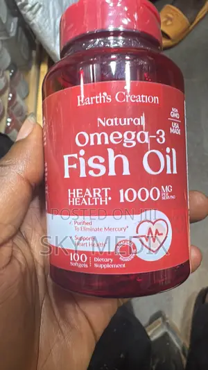 Earth Creation Omega 3 Fish Oil 1000mg