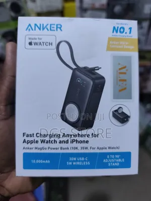 Anker Apple Watch iPhone Maggo Power Bank 10,000mah 35w