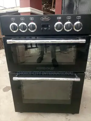 Belling 4 Burners Electric Cooker With Dual Oven Cabinet