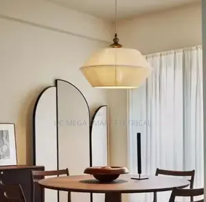 Japanese Wabi-Sabi Style Pendantlightshandmadecotton Lampshade Ceiling