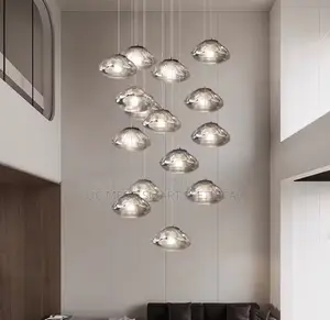 Modern Simple Home Lighting Fixtures, Staircase Chandelier, Livingroom