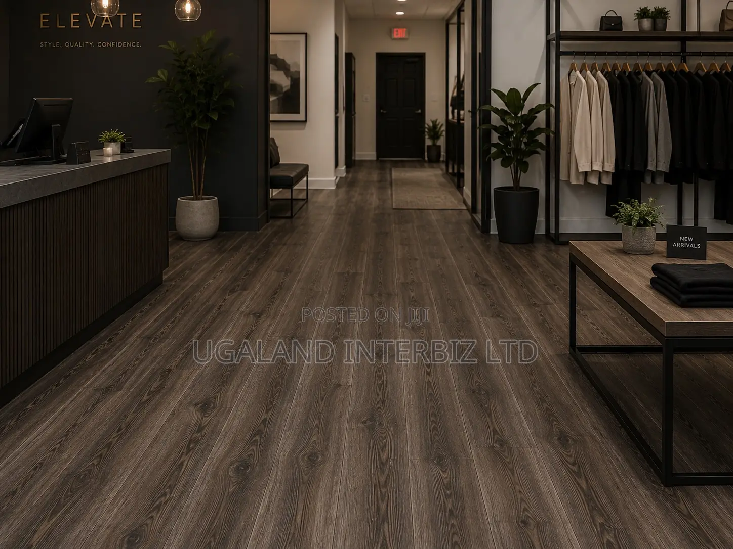 Dark Timber PVC Flooring