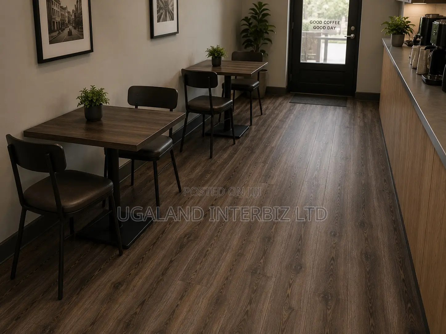 Dark Timber PVC Flooring