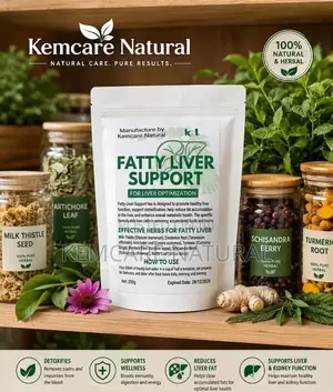 Kemcare Natural Fatty Liver Herbal Support Tea Liver Cleanse Detox