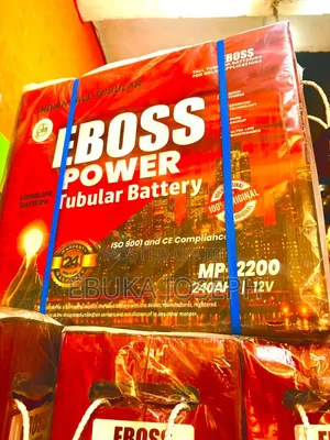 Eboss Power Tubular Battery 240a