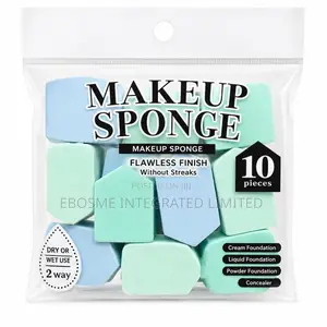 10 Pieces Makeup Sponge Set – Soft Cosmetic Blending Sponges