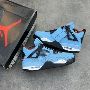 Air Jordan 4 Travis Scott Blue Cactus Jack