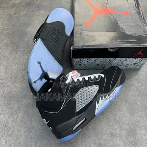 Air Jordan 5 Silver Black