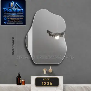Plain Shapeless Mirror No Light