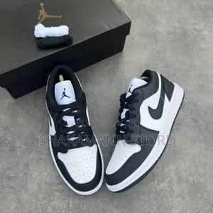 Original Black and White Jordan 1 Low