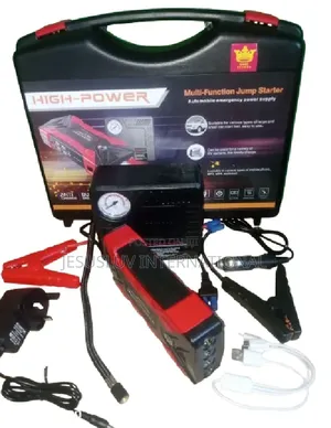 Wireless Car Jump Starter With Air Compressor for Easy Tires Inflation