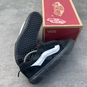 Vans Knu Skool Triple Black With White Accents