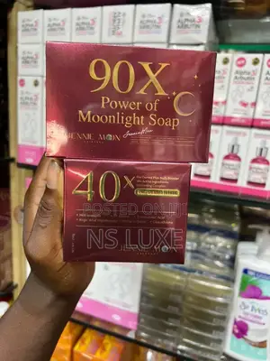 90x Moonlight Tablet Soap and Body Booster Cream 15,500 Each