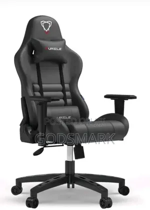 Adjustable Gaming Chair With Headrest And Footrest.