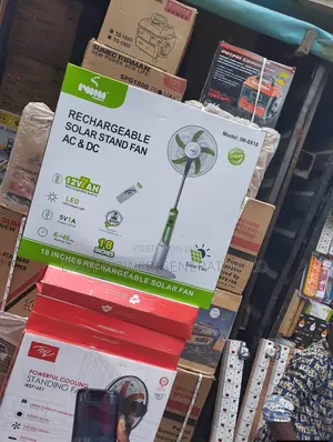 Original Iwin Rechargeable Ac/Dc Standing Fan