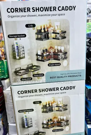 Corner Shower Caddy Toilet Rack
