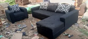 L Shaped Fabric Sofa It's Available