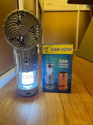 Solar Lanterns With Fan Rechargeable Small GSH 9299