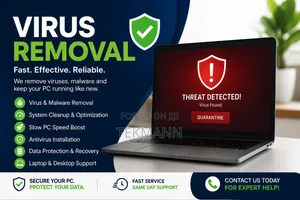 Virus Removal Service for Laptops Desktop Computers in Port Harcourt