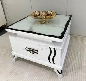 Glass Top Side Stool or Center Table