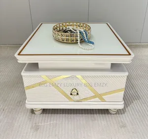 Glass Top Side Stool or Center Table