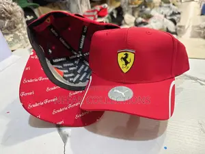 Designer Face Cap - Red
