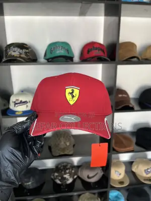Designer Face Cap - Red