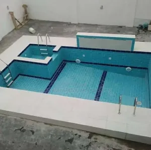 Swimming Pool and Water Fountain