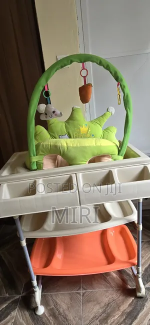 Multifunctional Baby Standing Bath With Organizer