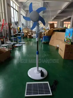 Solar and Electric Fan