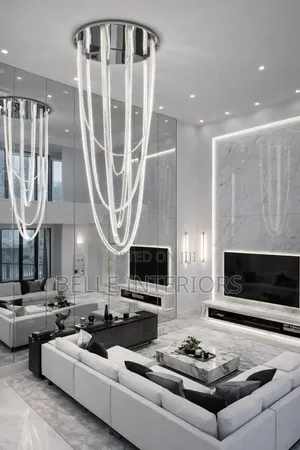 Duplex Living Room High End Crystal