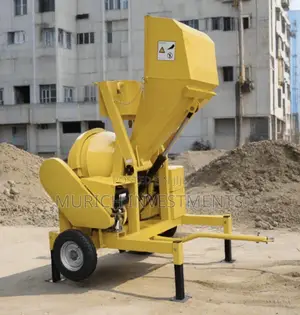 Self Loader 510l Concrete Mixer With Bucket ,Winch And Wheel Barrow