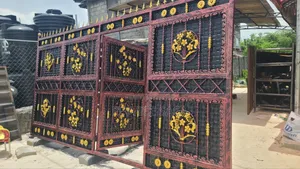 Wrought-Iron Gate With Rozat