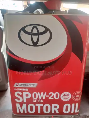Toyota 0w-20 Fully Synthetic Engine Oil
