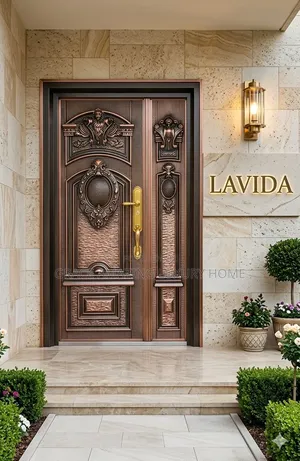Copper Cast Door