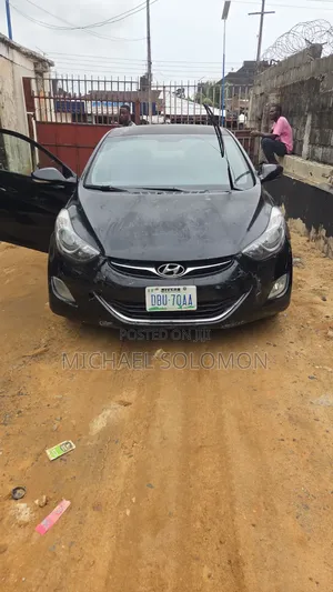 Hyundai Elantra GLS Sedan FWD (1.8L 4cyl 6M) 2013 Black