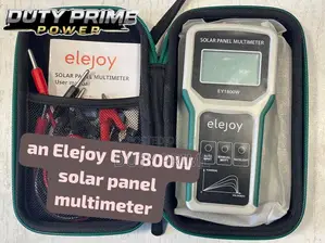 Elejoy Ey1800w Solar Panel Multimeter – Professional Pv Testing Tool