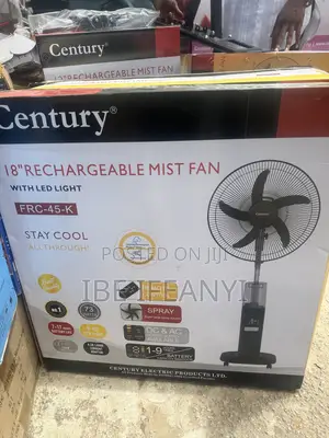 Century 18’’ Rechargeable Mist Fan