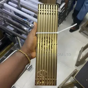 Gold 30cm Line Design Floor Drain