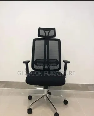 Premium Ergonomic High-Back Mesh Office Chair With Headrest