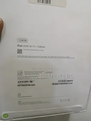 New Apple iPad (2025) 128 GB Blue