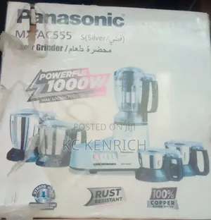 Panasonic Mixer Grinder Ac555 (5 Cups)