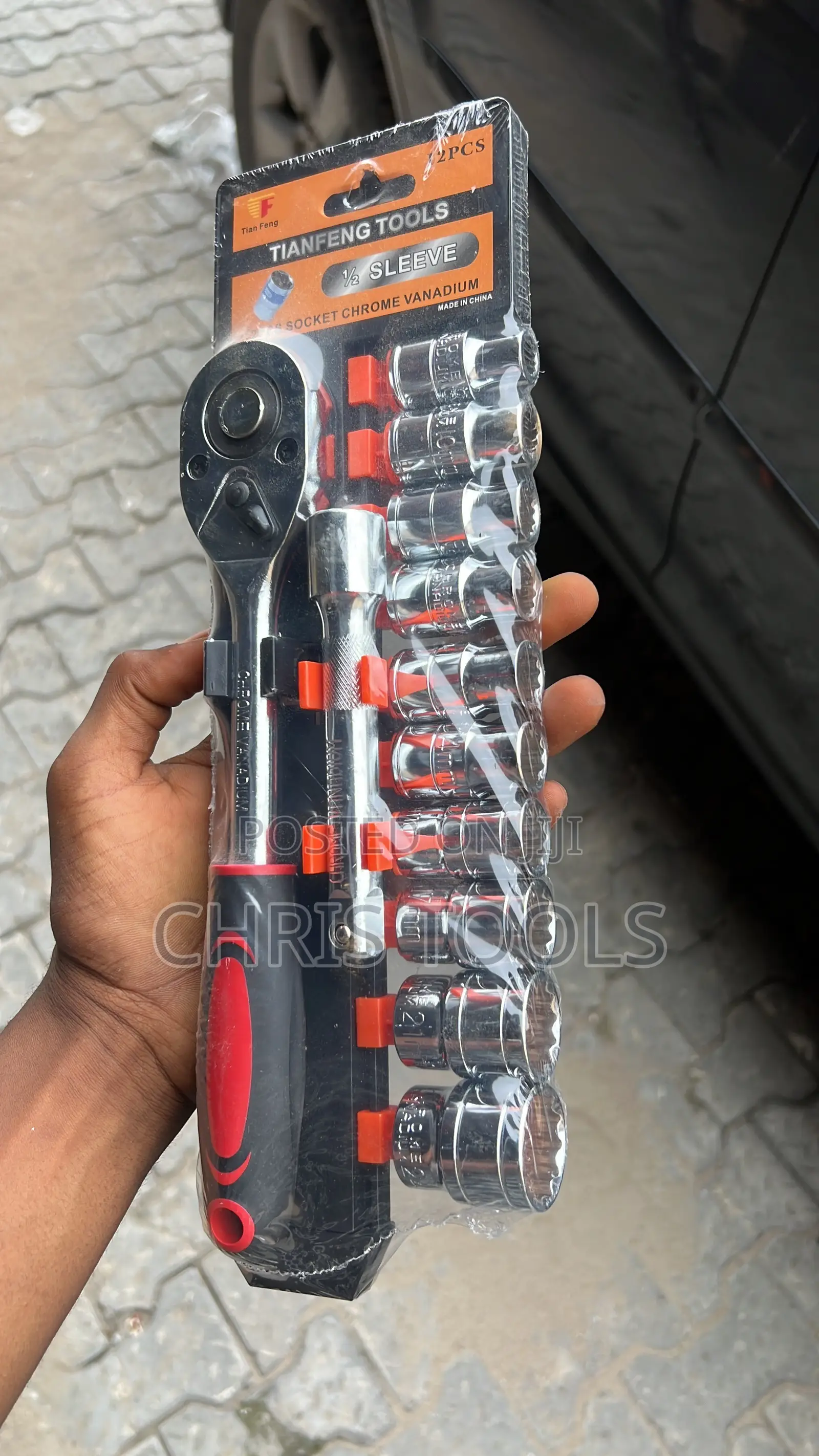 1/2 Socket Set Chrome Vanadium