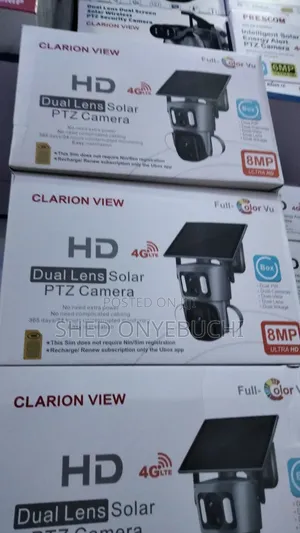 U Box CCTV PTZ Dual Lens With Sim Card