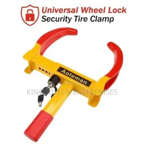 Heavy Duty Anti- Theft Wheel Lock Clamp