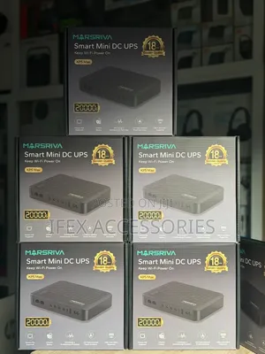 Marsriva Smart Mini Dc Ups (20,000mah) (Router Power Bank)