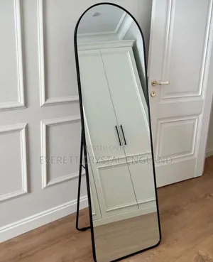 Black Frame Dressing Mirror Full Body Show