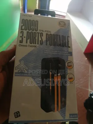 Tecno Powerbank 20000mah